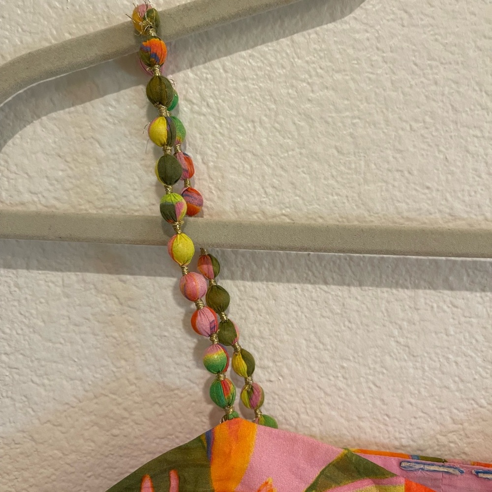 FARM Rio Multicolor Leaf Print Crop Top - Picture 2 of 6